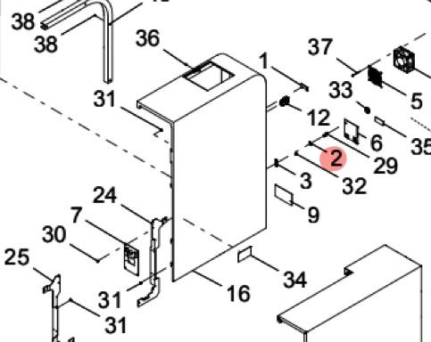  KGJ-M1350-00 SPACER,MINI LATCH YAMAHA YSM20R